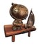 Home Decoration Wooden Anituqe Look Beautiful Burj Al Arab globe for Desk Decoration Birthday Gift
