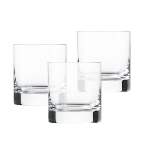 OCEAN FIN LINE ROCK GLASS 285ML,CLEAR,B0071003, 3 PC SET