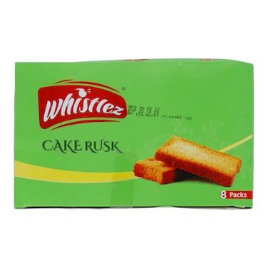 Whistlez Cake Rusk (Pack of 8)