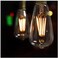 MODI Edison led bulb led light FCC CE RoHS Non-dimmable Filament Squirrel Cage LED Bulb， 6W 4Pack 3000K white wram
