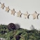 Wood Star Garland 2m