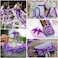 Purple Satin Ribbon, 12mm x 25yd Fabric Polyester Ribbon for Gift Wrapping, Party Favors, Wedding Decorations, Bow Making, Bouquets, Sewing Projects &amp; Craft Supplies