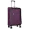 Eminent Expandable Trolley Luggage Set of 3 Bag Soft Suitcase for Unisex Travel Polyester Shell Lightweight with TSA lock Double Spinner Wheels E751SZ Purple