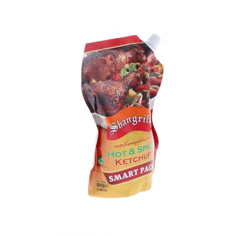 Shangrilla Hot and Spicy Ketchup 400 gr