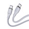 Voltme Powerlink Moss 100W Type C Cable, PD 5A Silicon High-Speed Data Transfer Cable for iPhone 15/Pro/Plus/Pro Max, MacBook Pro/Air, Dell/HP/ThinkPad, iPad Pro/Air, Samsung S24/S23/S22 Ultra, etc