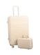 Morano 4-Pieces Luggage Trolley Bags Set (Beige)