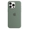 Apple Silicone Case Cover With MagSafe For iPhone 15 Pro Max Cypress