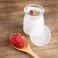 Danmu 4Pcs 100ml Glass Jars Glass Pudding Jars Canning Jars For Yogurt Parfait Jam Honey Spices With Plastic Cap