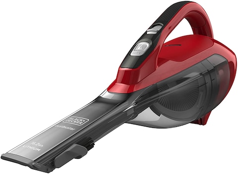 Black &amp; Decker 10.8V 1.5Ah Li-Ion 500Ml Cordless Dustbuster Handheld Vacuum, Red/Grey - Dva315J-B5, 2 Years Warranty