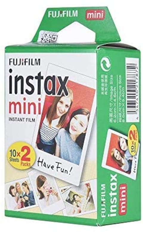 Fujifilm Instax Mini 20 Sheets White Film Photo Paper