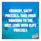 Flipz Salted Caramel Flavour Coated Pretzels 90g Pack of 2