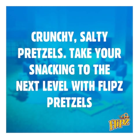 Flipz Salted Caramel Flavour Coated Pretzels 90g Pack of 2