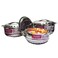 Dessini National Stainless Steel Hotpot Silver Pack of 3