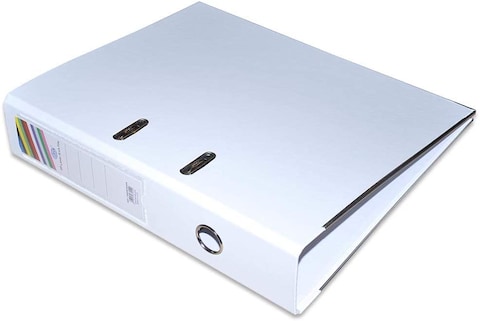 Generic 10-Piece Fis Pp Box File With Fixed Mechanism, 8cm Spine, F/S Size, White Color, Fsbf8Pwhfn10