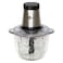 MyChoice Single Speed Mini Chopper MCG-295, Silver and Black, 2L