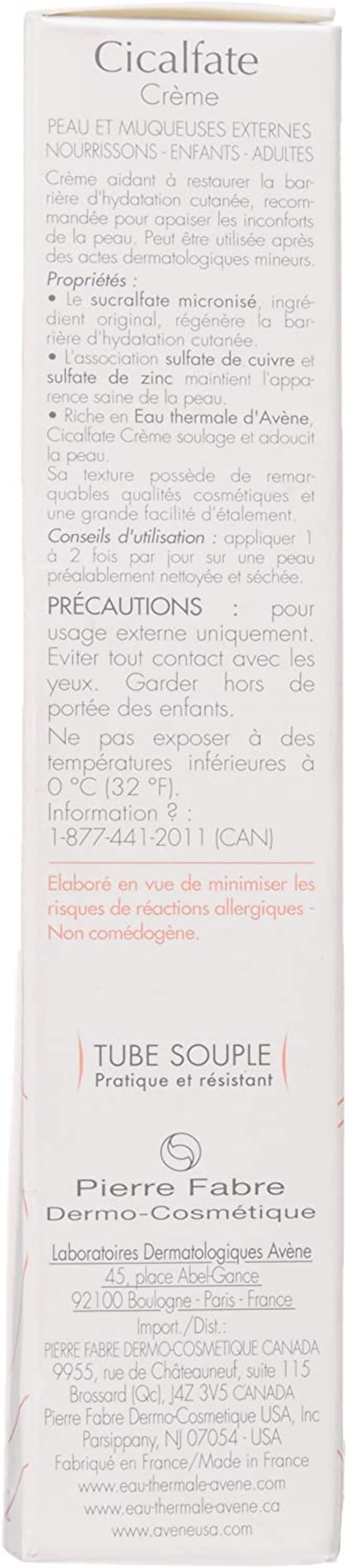 Avene Cicalfate Repair Cream For Unisex, 1.35 Oz