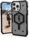 Urban Armor Gear UAG Pathfinder Clear for iPhone 15 Pro Max case cover [18 Feet Drop tested] MagSafe compatible - Ash   Black