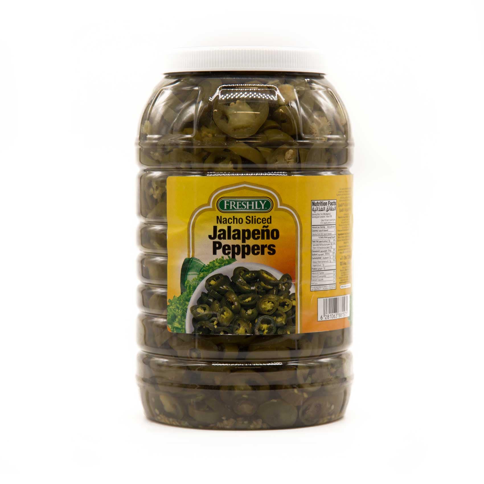 Freshly Jalapenos Peppers Sliced Nacho 3.8kg