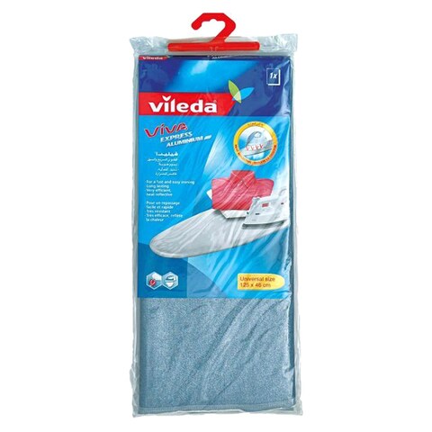 Vileda Viva Express Aluminium Ironing Board Cover - 125* 46 Cm