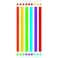 Unique- Rainbow Birthday 20 Printed Cello Bags