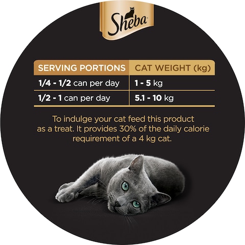 Sheba Cat Food Chicken with Finer Flakes 85g Can