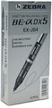 Zebra 0.5mm Direct Ink Rollerball Pen 10 Pieces Set  Black