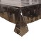 Kuber Industries Plain Design PVC 4 Seater Centre Table Cover - Transparent