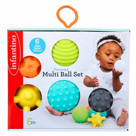 Infantino Sensory Multi Textured Ball Set 6+ Month