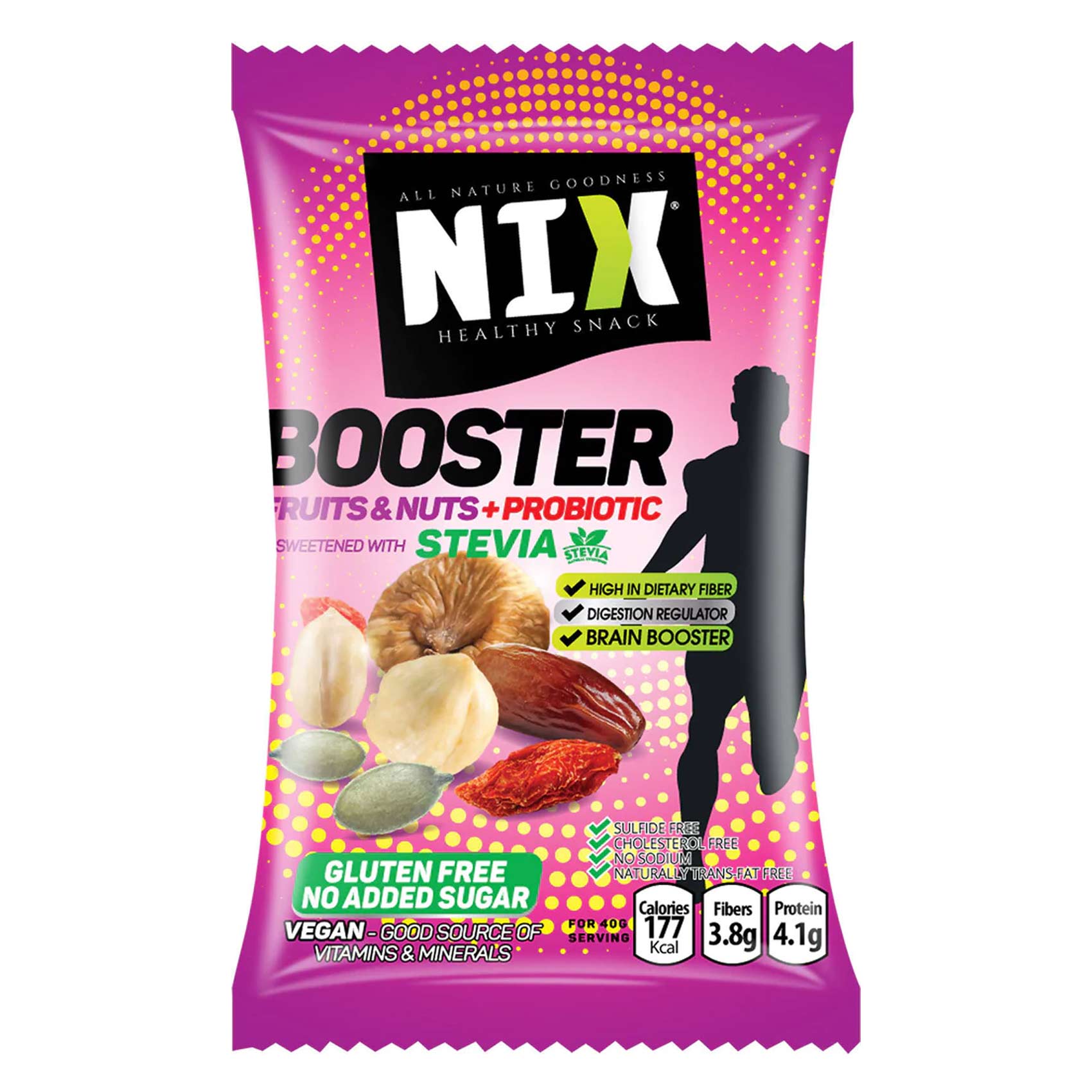 Buy Nix Booster Fruits And Nuts 40GR Online | Carrefour Lebanon