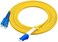 DKURVE&reg; LC to SC Singlemode Duplex Fiber Optic Cable (9/125) 1.5M