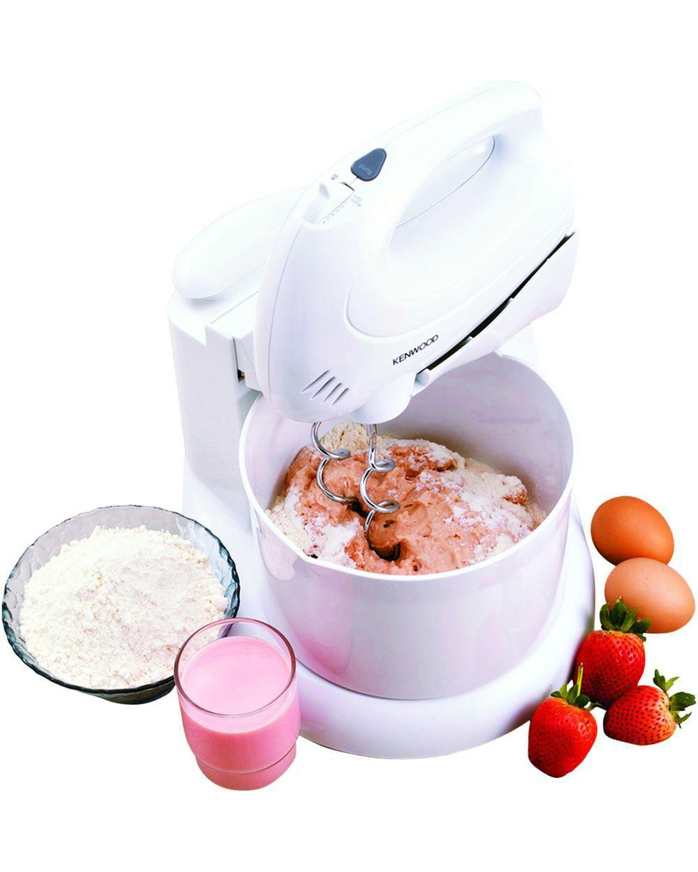 Kenwood Hand Mixer with Bowl, White