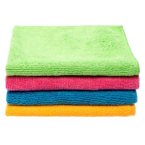 Vileda Colors Microfiber Cloth Multi Pack 4 Pieces