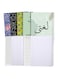Lowha Set Of 5 Spiral Notebooks For School, 60 Sheets With Hard Paper Covers For Arabic, English, Mathematics With A Set Of School Supplies