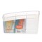 Aiwanto - 3 PCS Kitchen Refrigerator Storage Box with Adjustable Separators Drawer Type Storage Bins Plastic Fruit and Vegetable Lattice Storage Baskets Fridge Organizer and Storage