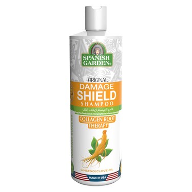 Spanish Garden Original Damage Shield Shampoo Ginseng And Clove Oil 450ml
