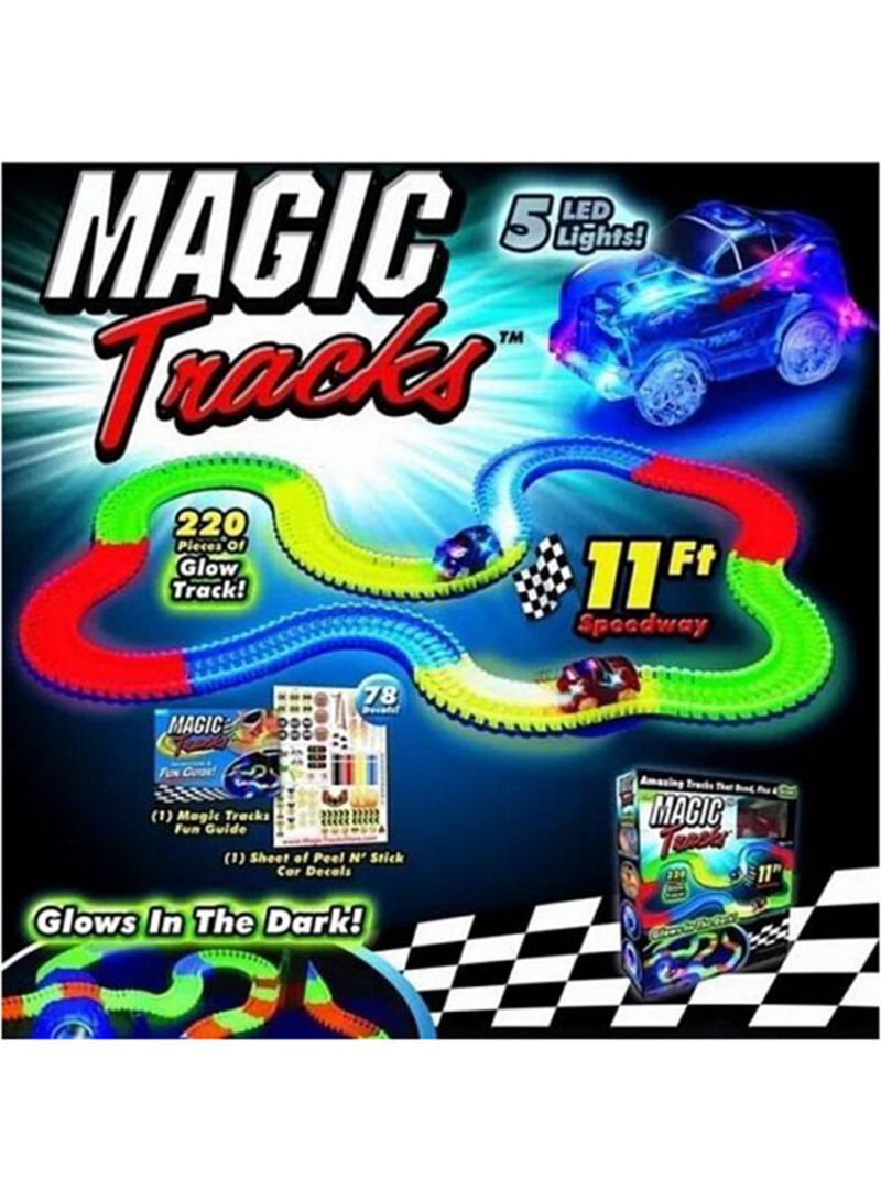 Buy MAGIC Tracks 220-Piece Glow Racing Track Set Online | Carrefour UAE