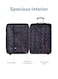 PARA JOHN Single Size, Cabin Carry 20" Check-in luggage trolley,  Matrix Luggage Trolley, Blue  20 Inch