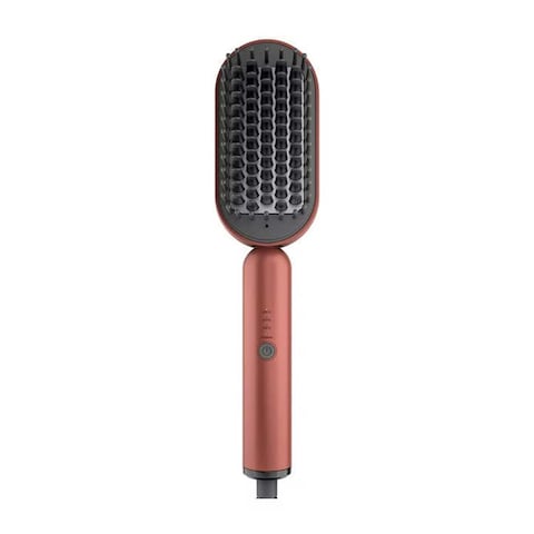 Rush Brush S3 Lite Hair Straightening Brush - Rose Gold