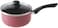 Flamingo 20 X10.5cm Sauce Pan With Lid FL6713SPL, Red