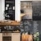 Generic 78.7" X 17.7" Extra Large Chalkboard Sticker Blackboard Sticker With 5 Color Chalk, Wallpaper Contact Paper Chalkboard Contact Paper, Chalk Paper For School, Home, Office