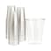 Juice Cup 12 Oz Without Lid Clear Strong Disposable - Ideal for iced coffee, smoothies, Bubble Boba tea, milkshakes, frozen cocktails, water, sodas, juices, snacks, dessert and more 25 Pieces