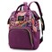 PALVOX Diaper baby Changing Travel Bag Backpack Multifunction Large Capacity (Violet)