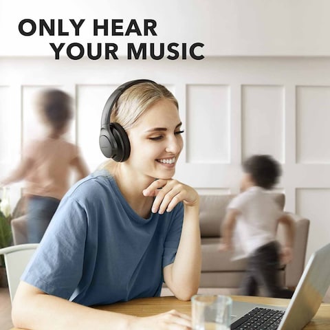 Anker Soundcore Life Q20+ Bluetooth Over-Ear Headphones Black