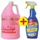 Spartan Golden Dishwashing Liquid Pink 3.7 Liter + Easy Glass Cleaner 825 Ml