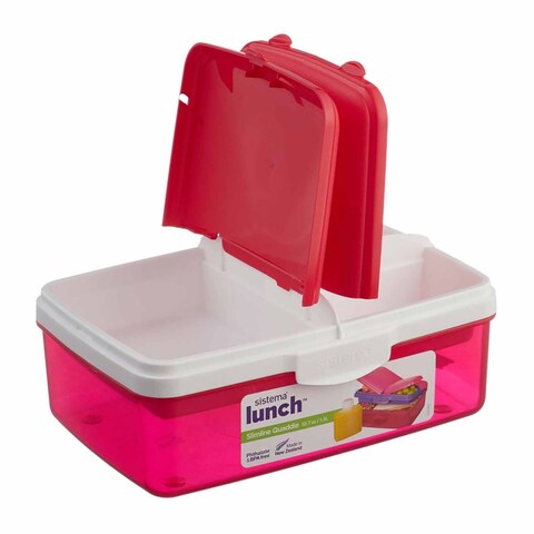 Sistema Quaddie Launch Box, 1.5 Liter - Red