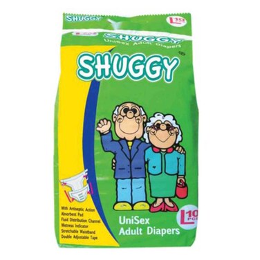 Shuggy Adult Diapers Large