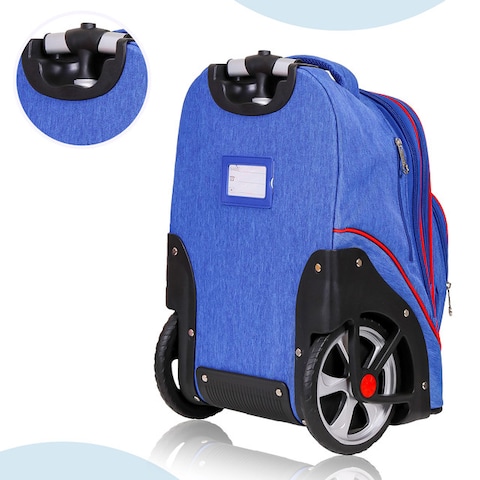 Big trolley bags for school best sale