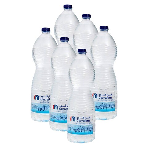 Carrefour Natural Water - 2 Liter - 6 Pieces