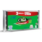 Buy Sanita Club Trash Bags Biodegradable 20 Gallons 52 Bags in Saudi Arabia