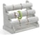 Gray Detachable 3 Layer Jewelry Bracelet Display Shelf Necklace Holder Display Stand